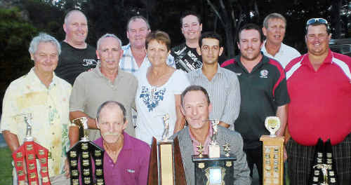 Back: Mark Hutchinson (left), Don Penson, Aaron Hart, Ivan McDonald; Middle: Ray King, Gary Bolton, Leanne Clark, Cheyne Clarke, Shane Ewart, Logan Toms. Front: Graeme Skinner and Peter Athorn. Back: Mark Hutchinson (left), Don Penson, Aaron Hart, Ivan McDonald; Middle: Ray King, Gary Bolton, Leanne Clark, Cheyne Clarke, Shane Ewart, Logan Toms. Front: Graeme Skinner and Peter Athorn.